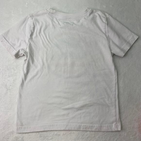 Hurley Boys Sz 6 Outfit Shorts Shirt Red White Blue Circle Flag Logo Spellout - Picture 4 of 8